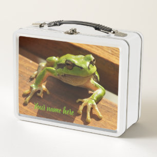 kikker, dier, lunchbox, Hoesje, kleurrijk+ vaartui