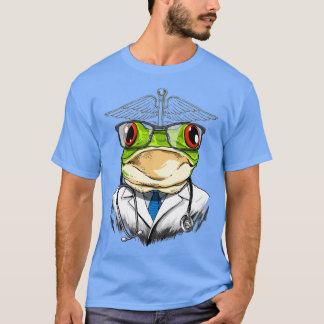 Kikker Doctor Vet Veterinarian Dierenvriend T-shirt