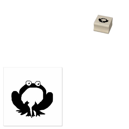 Kikker door EelKat Rubberstempel (Gestempeld)