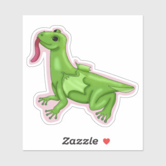 Kikker Draak Sticker