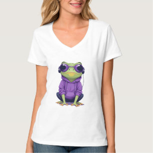 Kikker Dragen Hoodie Grappig Cool Dier karakter T-shirt