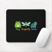 Kikker Dragonfly Turtle Subtle Muismat (Met muis)