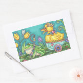 KIKKER & EEND PAASEIEREN STICKERS Bladrechthoek (Envelop)