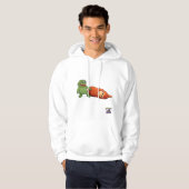 kikker en aap hoodie (Voorkant volledig)
