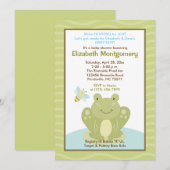 Kikker- en buikuitvinding voor Baby showers Kaart (Voorkant / Achterkant)