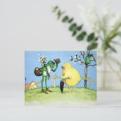  Kikker en Chick Briefkaart (Staand voorkant)
