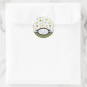 Kikker en Dragonfly Dank u Ronde Sticker (Tas)