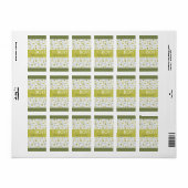 Kikker en Dragonfly Mini Hershey Bar Label (Full Sheet)