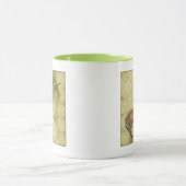 Kikker en dragonfly op waterlilie mok (Midden)