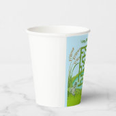 Kikker en Fly Maze Verjaardagspapier Cups Papieren Bekers (Rechts)