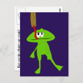 Kikker en Flypaper Briefkaart (Voorkant / Achterkant)