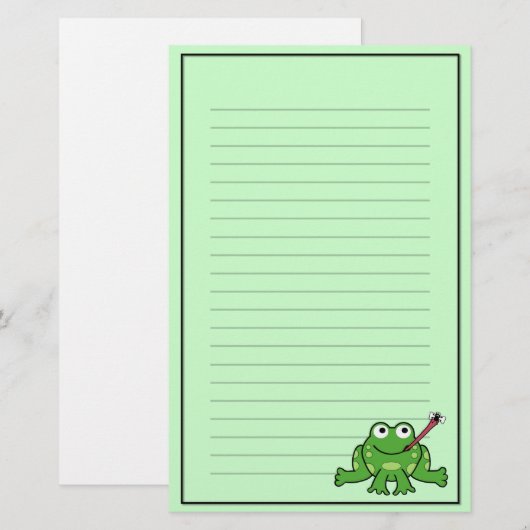 Kikker- en foliewerk briefpapier (Voorkant / Achterkant)