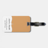 Kikker en hagedis met kronen bagagelabel (Achterkant horizontaal)