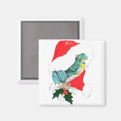 Kikker- en kerstfeestdag, Pet, gedrukt Magneet (Voorkant / Achterkant)