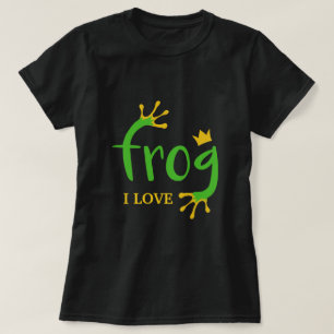 Kikker en kroon t-shirt