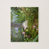 Kikker en logge compacte puzzel legpuzzel (Verticaal)