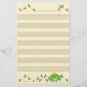 Kikker- en muisschrijfpapier briefpapier