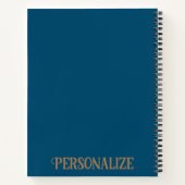 Kikker en pad Ernst Haeckel  Notitieboek (Achterkant)