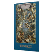 Kikker en pad Ernst Haeckel vintage Klembord (Links)