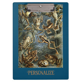 Kikker en pad Ernst Haeckel vintage Klembord