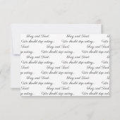 Kikker en pad: We moeten stoppen met eten... Kaart (Achterkant)