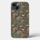 Kikker en paddenstoel iPhone/iPad-draagtas Case-Mate iPhone Case (Achterkant)