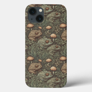 Kikker en paddenstoel iPhone/iPad-draagtas Case-Mate iPhone Case