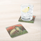 Kikker en paddenstoel kartonnen onderzetters (Insitu)