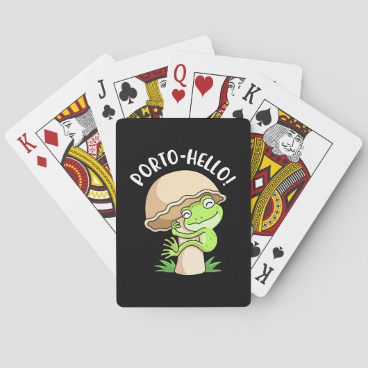 Kikker En Paddenstoel Pokerkaarten (Achterkant)