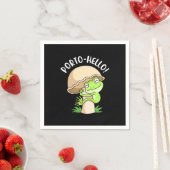 Kikker en paddenstoel servet (Insitu)