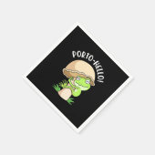 Kikker en paddenstoel servet (Hoek)