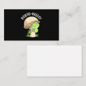 Kikker en paddenstoel visitekaartje (Voorkant / Achterkant)