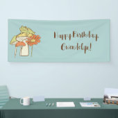  Kikker en paddenstoelen op maat Spandoek (Beurs)