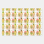 Kikker- en schrijfpapier inpakpapier vel (Voorkant)