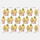 Kikker- en schrijfpapier inpakpapier vel (Voorkant 3)