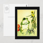 Kikker en spider briefkaart (Voorkant / Achterkant)