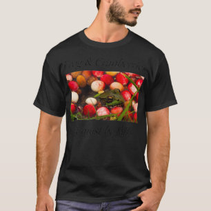 kikker en veenbessen die herfst moeten zijn t-shirt