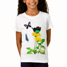 Kikker en Vlinders Meisjes T-shirt