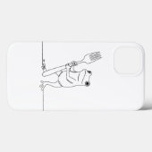 Kikker en vork Case-Mate iPhone case (Achterkant (horizontaal))