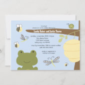 Kikker- en Vriendenuitnodiging Kaart (Voorkant)
