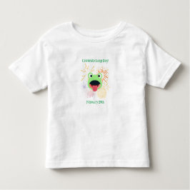 Kikker en Vuurwerk voor Leap Day 29 februari Kinder Shirts