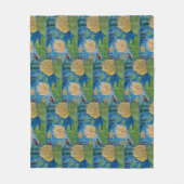 Kikker en waterlib Vleece Blanket Fleece Deken (Voorkant)