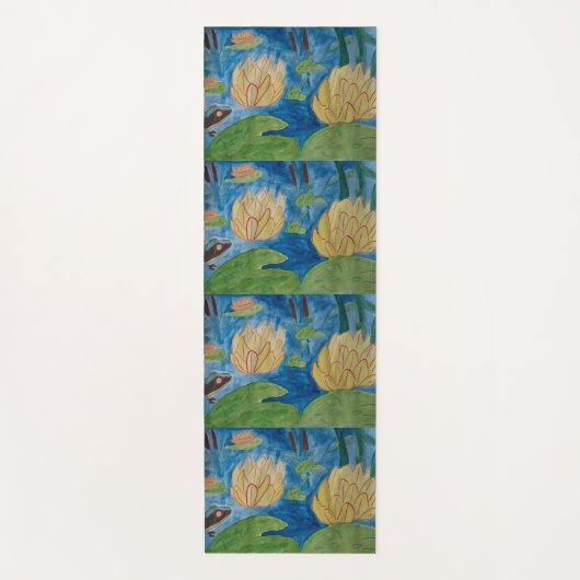 Kikker en waterlib Yoga Mat (Voorkant)
