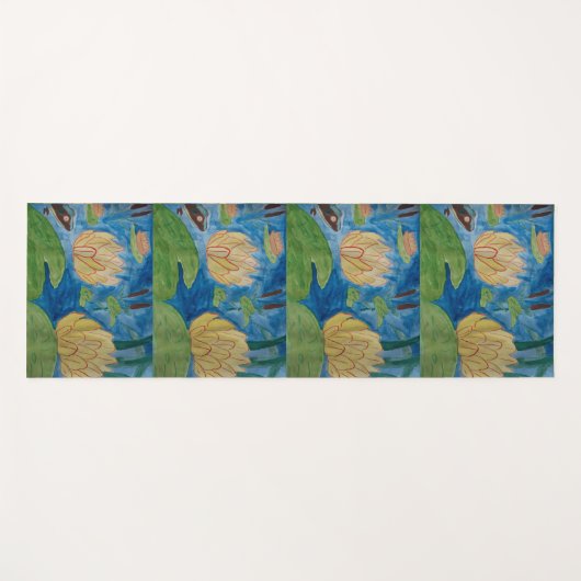 Kikker en waterlib Yoga Mat (Voorkant (horizontaal))