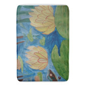 Kikker en waterlilies Bath Mat (Voorkant Verticaal)