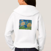 Kikker en waterlilies Hoodie (Achterkant)