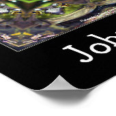 Kikker Face Kinder Room Personated Poster (Hoek)