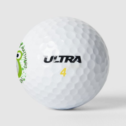Kikker Fijne 1e vaderdag Golfballen (Logo)