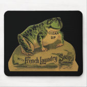 Kikker Franse waszeep Muismat (Voorkant)