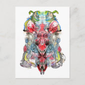 Kikker, Geit, Oog en fantasie Briefkaart (Voorkant)